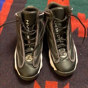 SIZE 6Y Jordan Black and White Sneakers